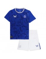 Everton Domácí dres pro děti 2024-25 Krátký Rukáv (+ trenýrky)